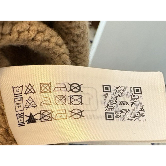 ZARA Women’s Cotton Polyamide Blend| Long Sleeve Tan | Size S New With Tags READ - Picture 11 of 14